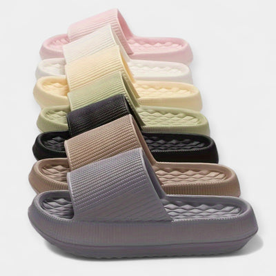 Καλοκαιρινά Slip-On Σανδάλια με Παχύ Πάτο