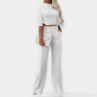 Σετ Crop Top και Παντελόνι