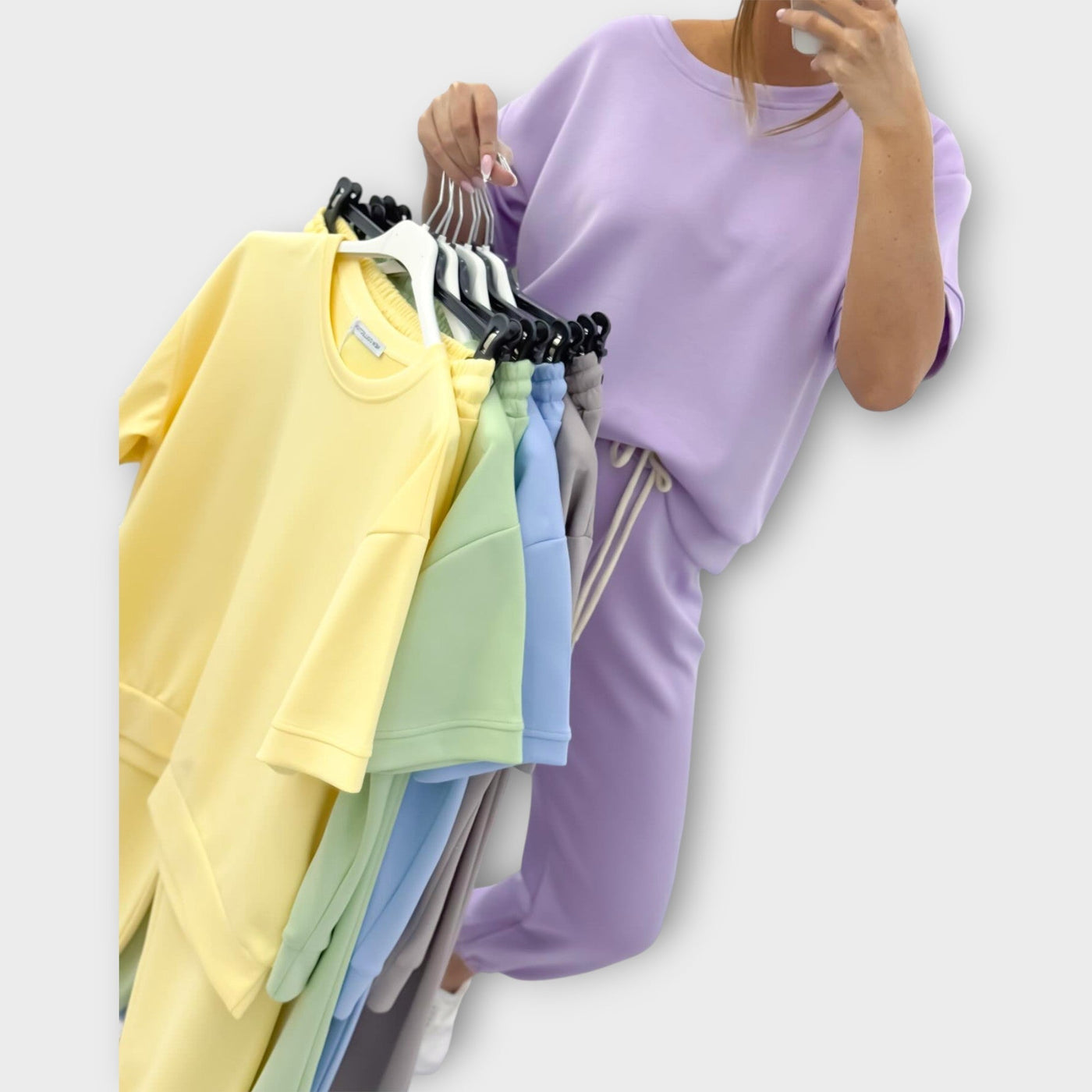 Σετ Loungewear με Χαλαρή Γραμμή